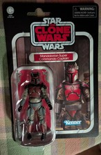 STAR WARS The Vintage Collection Mandalorian Super Commando Captain Toy 3.75