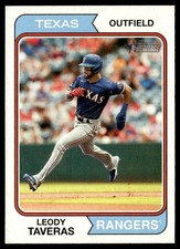2023 Topps Heritage Leody Taveras Texas Rangers #323
