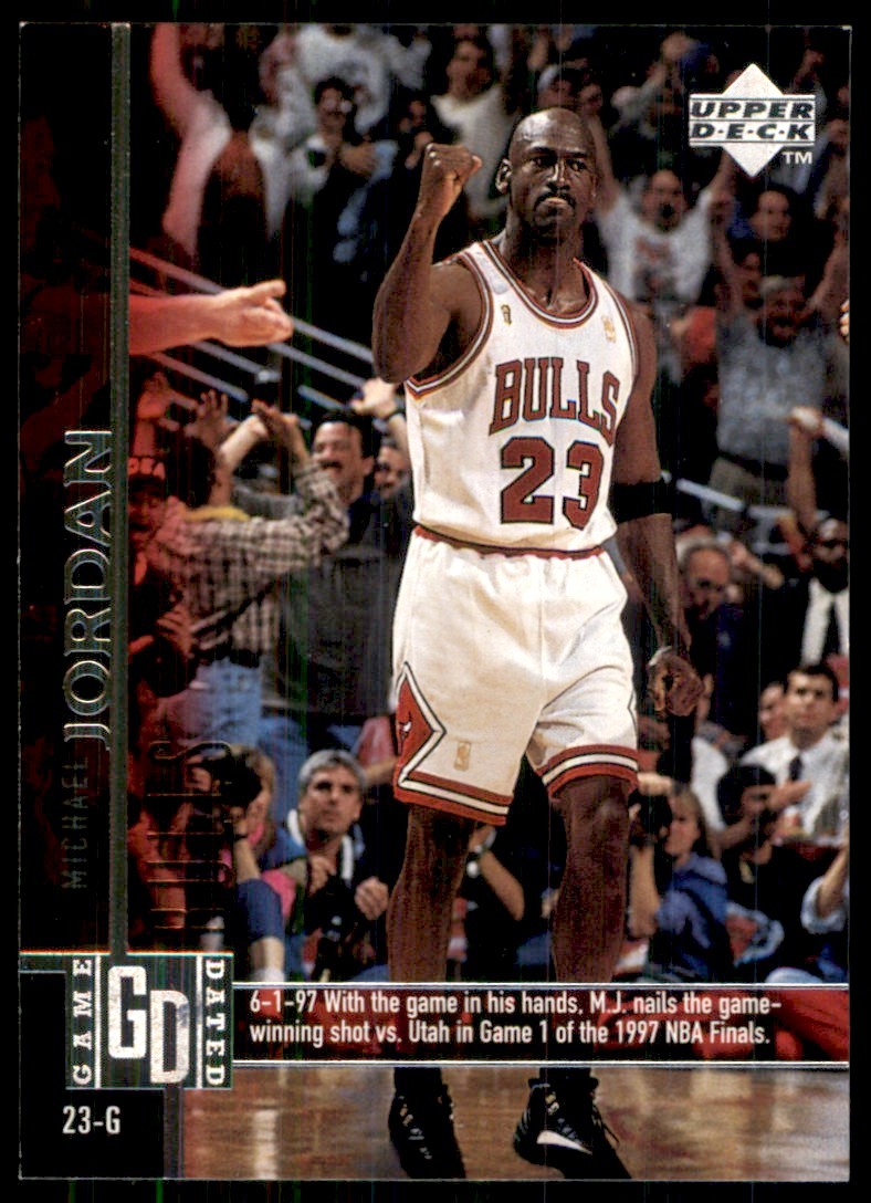 1997-98 Upper Deck Game Dated Memorable Moments Michael Jordan Chicago Bulls #18