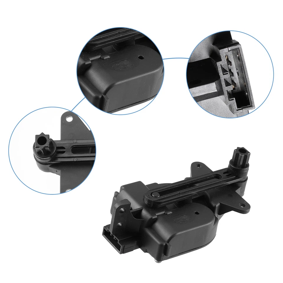 Atuador de porta de ar de carro de substituição compatível com Volkswagen Beetle 1998-2010 preto - Imagem 3 de 4