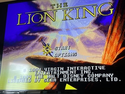 Lion King (Sega Genesis, 1994) -- LION KING for GENESIS