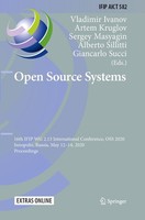 Vladimir Ivanov (U. A.) | Open Source Systems | Taschenbuch | Englisch (2021)