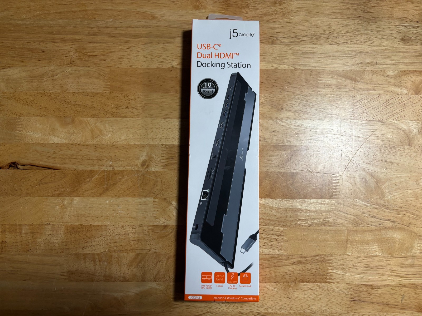 j5create USB-C Dual DHMI Docking Station JDC542-3A