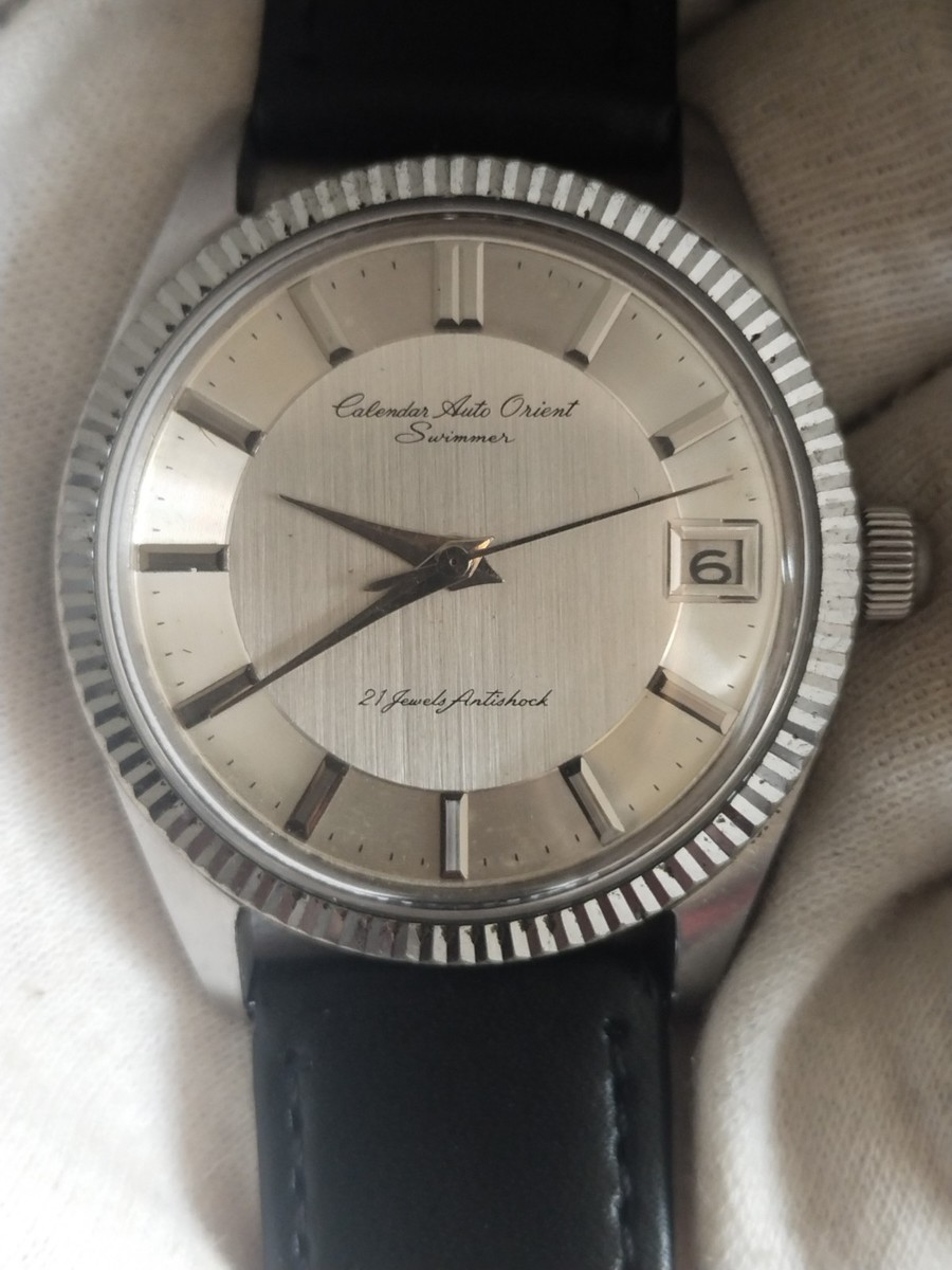 Vtg Calendar Auto ORIENT Swimmer U-19744 A Japan First Half 60-s