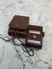 Vintage WALZ Light Exposure Meter Japan Leather Case