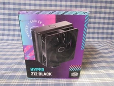 Cooler Master Hyper 212 Black Edition Air Cooler (New Open Box) FREE SHIPPING.