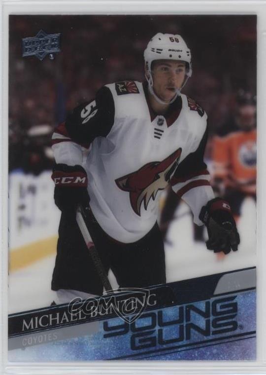 2020-21 Upper Deck Extended Series Young Guns Clear Cut Michael Bunting #727 0iz
