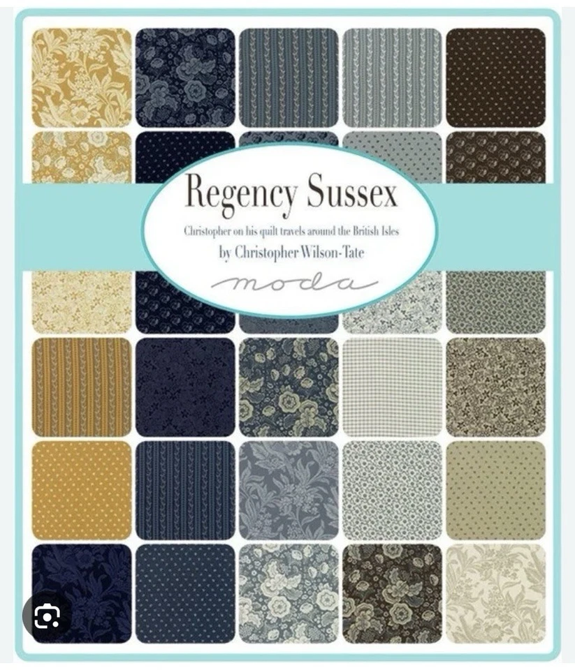 Regency Sussex Moda Fabrics Mini Charms 2.5"Squares Pack of 42 C Wilson-Tate NEW - Image 2 of 4