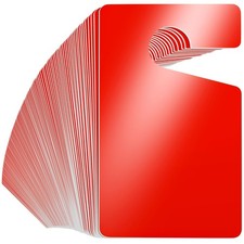 100 Pack Blank Parking Permit Hang Tag Parking Placards Hang Tag 3 x 5 Inch f...