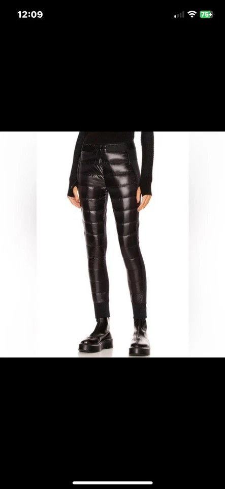 Pantalones de chándal Holden híbridos de plumas para mujer con capa base acolchados blancos XS Foto 4 de 4