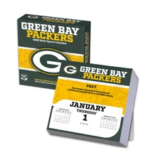 Turner Licensing,  NFL Green Bay Packers 2026 Desk Calendar, 5.38'' X 5.38'', 12