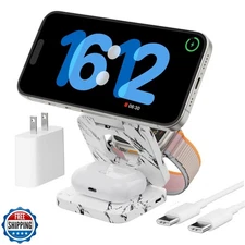 KU XIU X55 Nature Series Fast Magnetic Wireless Charger, Foldable