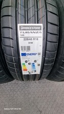 Image of 2x 225 45 R18 91Y BRIDGESTONE TURANZA T005 2254518 225/45/18