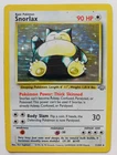 Snorlax Pokemon Card Holo WOTC 11/64 Jungle Set Rare Vintage 1999 Original MP