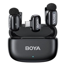 BOYA mini 2 Wireless Microphone, 5g Ultra-Light Pin Microphone, Compatible with