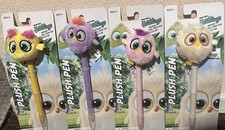 Angry Birds Set Of 4 Plush Pen Ball Point 2016 Rovio Hatchlings Black Ink New