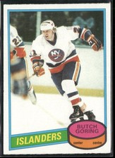 1980-81 O-Pee-Chee Butch Goring #254 New York Islanders