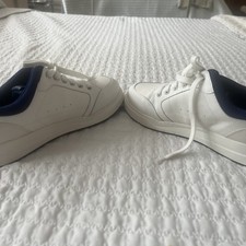 Easy Spirit Denise Austin Dilli Lace Up Sneakers, White, 8 Wide, New W/O Box