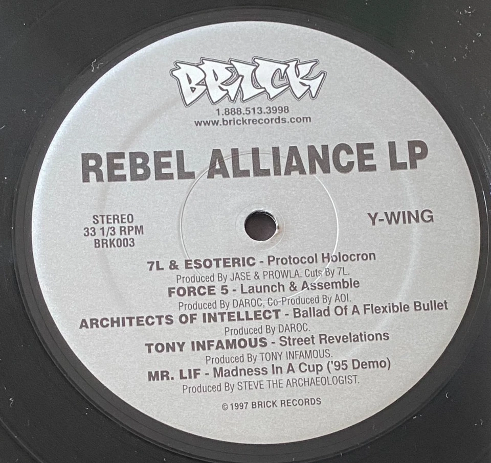 REBEL ALLIANCE LP Mr. Lif 7L & ESOTERIC Architects Of Intellect CZARFACE Fakts - Image 3 of 3