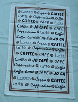 Kaffee Caffee LattÈ Geschirrtuch 45 X 70 Cm KüChe Geschirrhandtuch Cappuccino