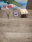 Vintage Mighty Tonka Tow Truck AA Wrecker White Cab/Windshield TowBar Boom Rods
