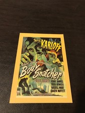 UNPOSTED  MOVIE 4 X 6 POSTCARD - BORIS KARLOFF - THE BODY SNATCHER