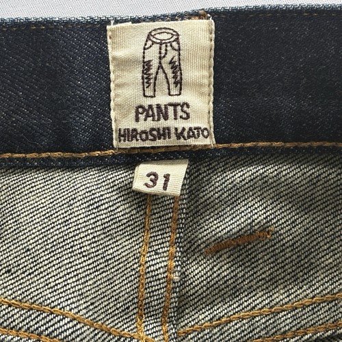 Hiroshi Kato The Pen Slim Raw Selvedge Denim Jeans Made in USA Size 31/34 - Picture 8 of 21