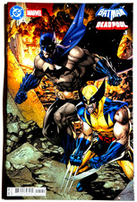 BATMAN / DEADPOOL #1 JIM LEE BATMAN WOLVERINE CARD STOCK VARIANT 2025 DC NM
