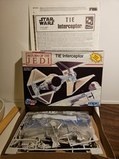 Star Wars Return of the Jedi TIE Interceptor Model Kit MPC ERTL AMT 1990