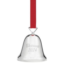 895958 2024 Annual Silverplate Christmas Tree Bell, Ornament