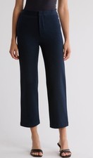 Frame Le Jane Crop Stretch Trouser Navy Size 2 BNWT