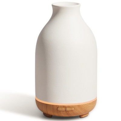 InnoGear Essential Oil Diffuser, 150ml Ceramic Stone Diffuser Medium, White 