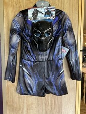 DISNEY STORE MARVEL Black Panther COSTUME FOR KIDS SIZE 9/10 LG New