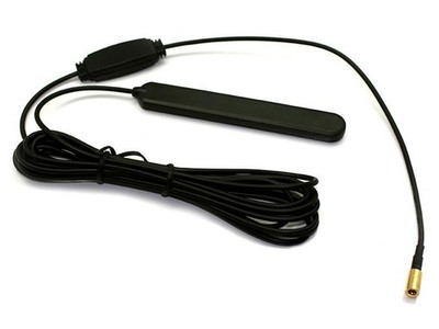Glasklebeantenne DAB DAB+ SMB f 5V/12V Phantom aktiv Connects2 CT27UV70