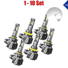AUXITO 9006 9005 H11 White 6500K 22000LM LED Headlight Bulb Hi Lo Beam 6-60X M5S