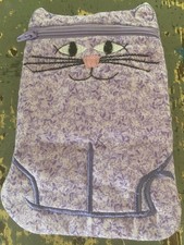handmade soft padded phone case colorful cute cat coin purse eye glass zippered