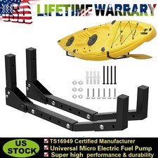 2Pack Heavy Duty Kayak Wall Mount Hangers Storage Rack for Kayak Canoe Paddle