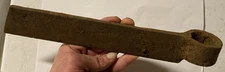 Antique 1800s Rusty Forged Iron Wood Splitting Froe Carpentry Shingle Tool DUG
