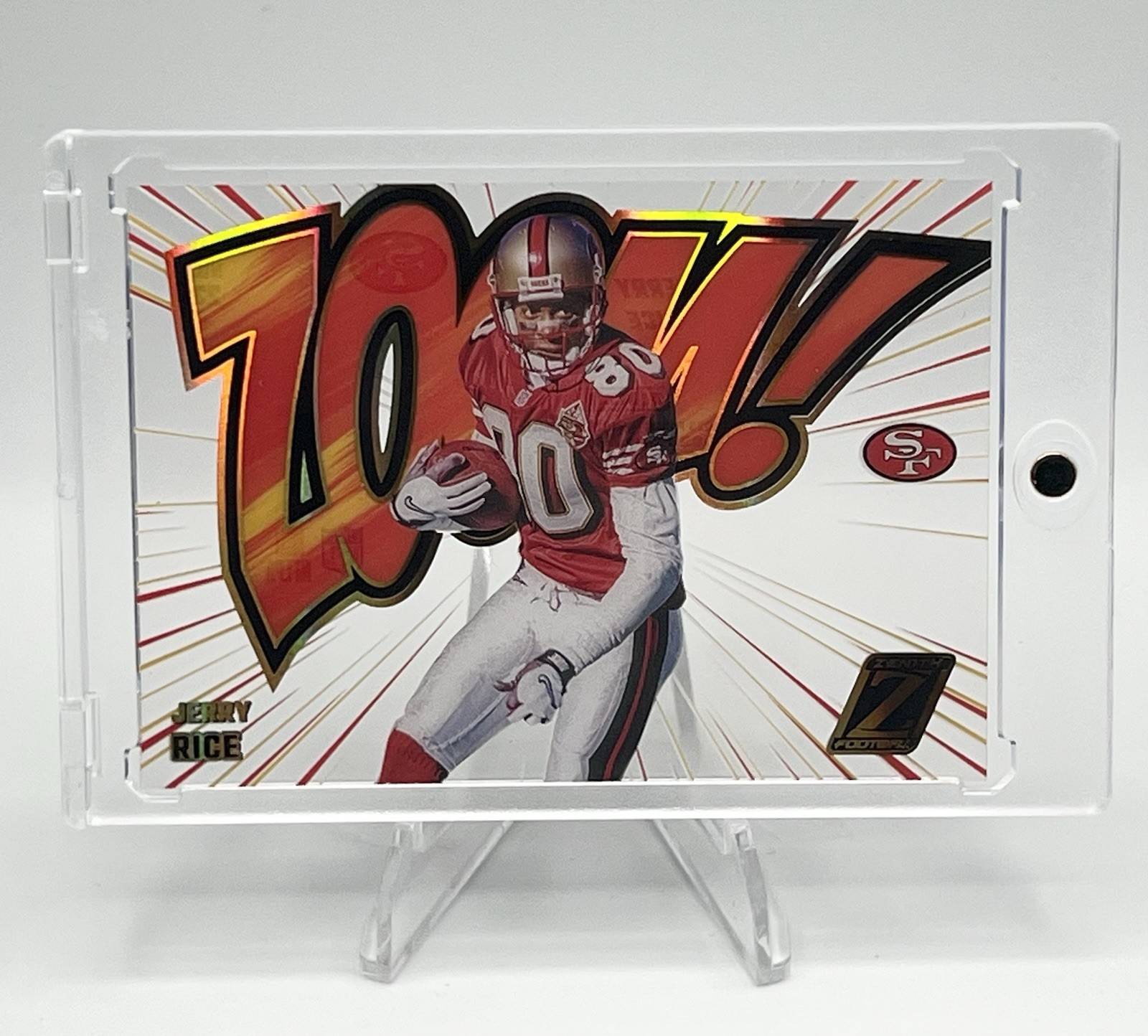 2023 Panini Zenith #23 Jerry Rice Zoom! Case Hit