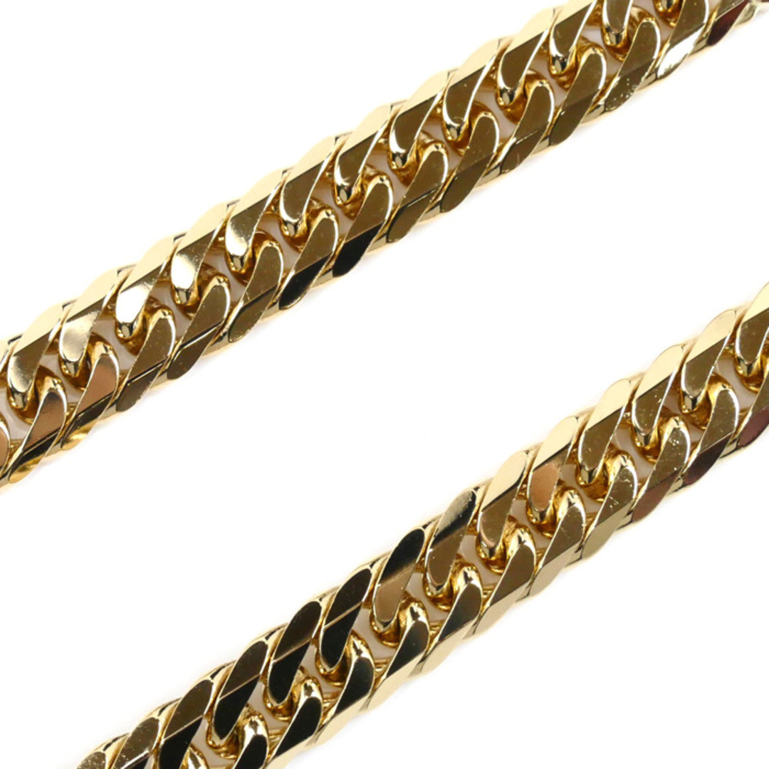 K18YG Yellow Gold Bracelet Kihei 6-sided W Cut 30.2g 19.5cm K18YG Yellow Gold Bracelet Kihei 6-sided W Cut 30.2g 19.5cm