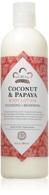 Nubian Heritage Coconut and Papaya Body Lotion 13 Fl Oz Deep Hydration