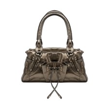 Alessandro dell'Acqua Handbag Tote Bag Purse in Gold USED Good Condition