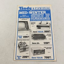 Vintage 1978 Tandy Computers Computer Catalog Radio Shack Electronics