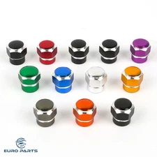 4x Aluminum Tire Wheel Rims Stem Air Valve Caps Tyre Cover Car Truck Bike