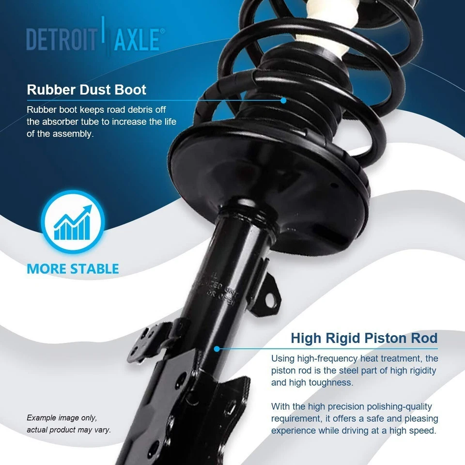 Puntales delanteros y traseros con muelles helicoidales eslabones para Toyota Prius 2004-2009 Foto 4 de 4