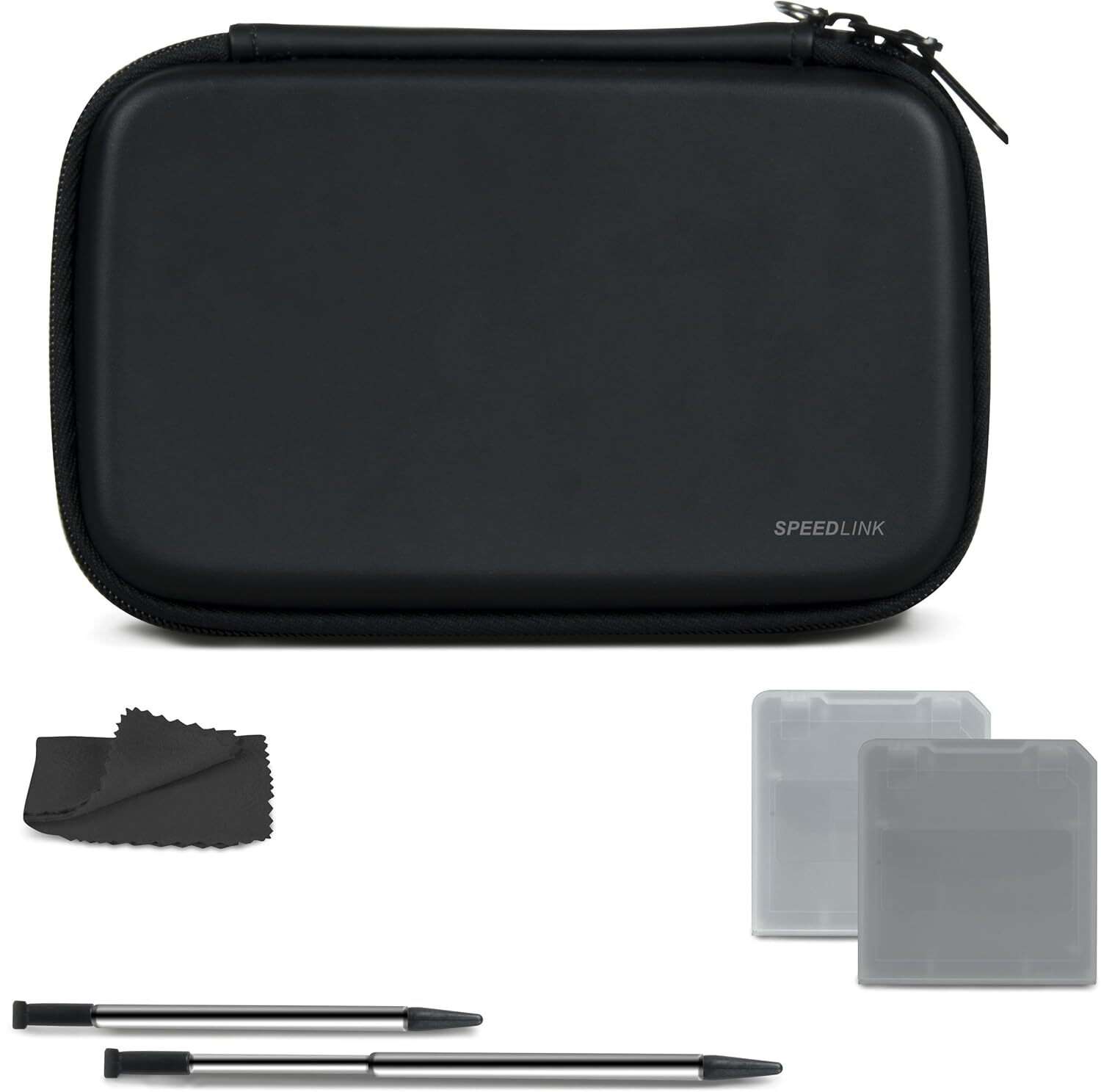 Speedlink НОВЫЙ набор для Nintendo 3DS Ladekabel Schutzhülle Etui Hülle Touch Stift 7в1