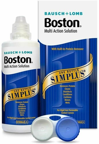 Boston Simplus Multi Action Contact Lens Solution 4 x 120ml-New Stock - Picture 7 of 7