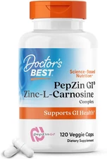 Doctor'S Best Pepzin GI, Zinc-L-Carnosine Complex, Non-Gmo, Vegan, Gluten Free,
