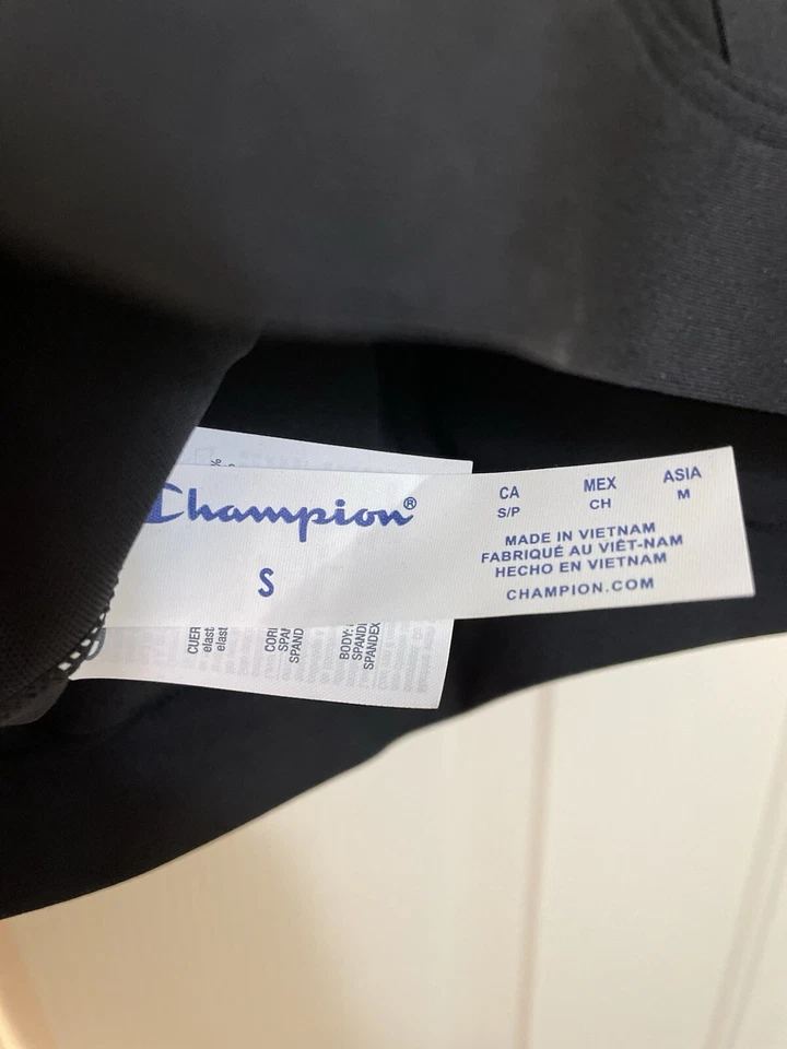 Sujetador deportivo Champion Soft Touch para mujer talla S negro acolchado absorbente de humedad Foto 4 de 4