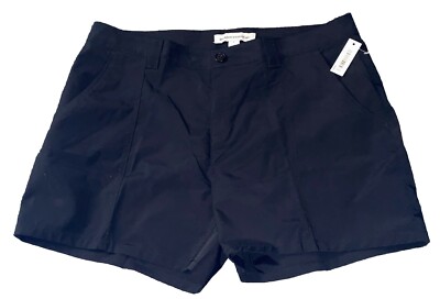 New Amazon Essentials Women's  Khaki Shorts. Sz 16 & Black. 5  Inseam.